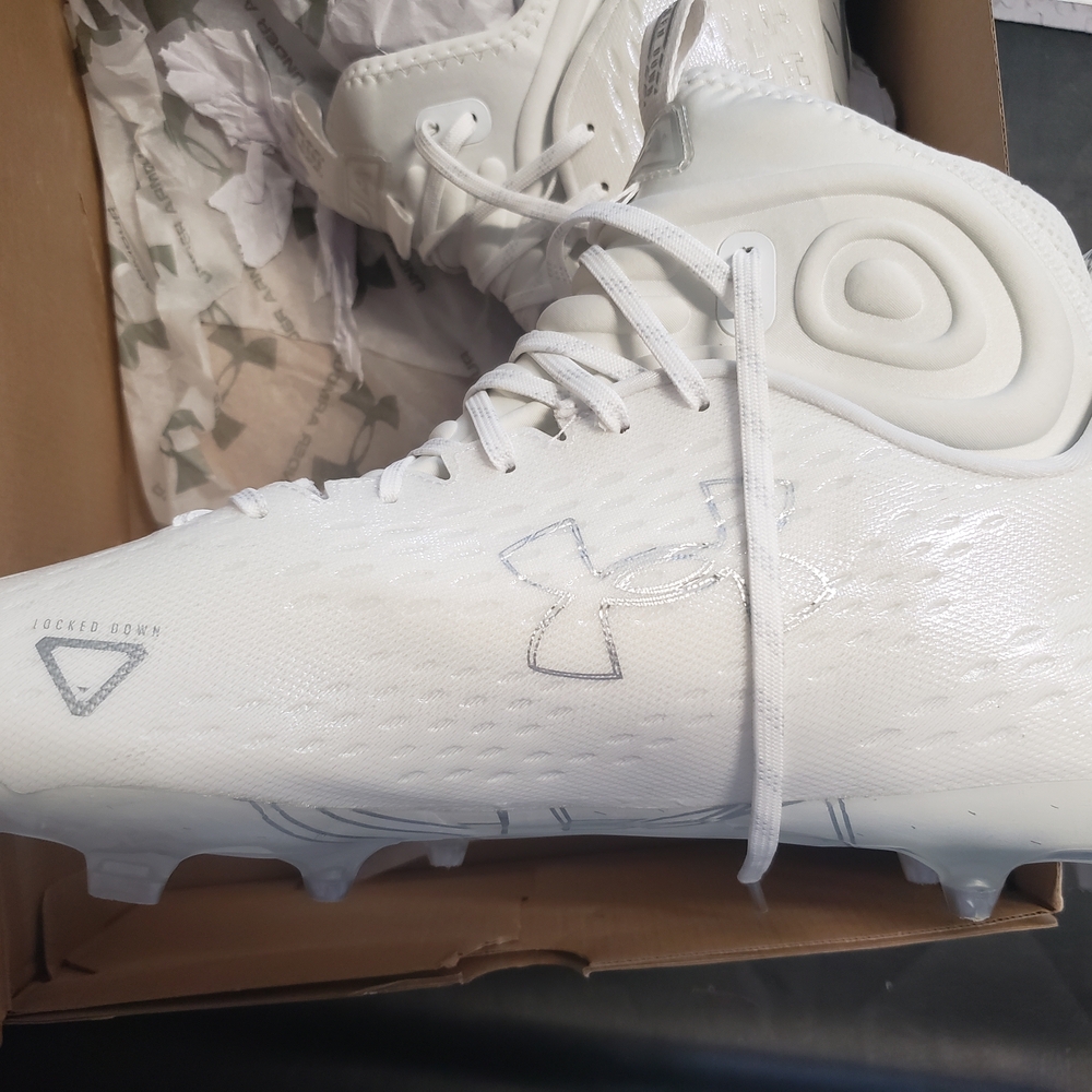Under Armour White Athletic Shoes Spotlight Lux MC 2.0 - Picture 3 of 4